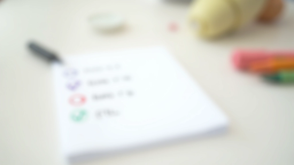 Kleine Erfolge auf Papier notiert mit farbigen Stiften, motivierendes Setup