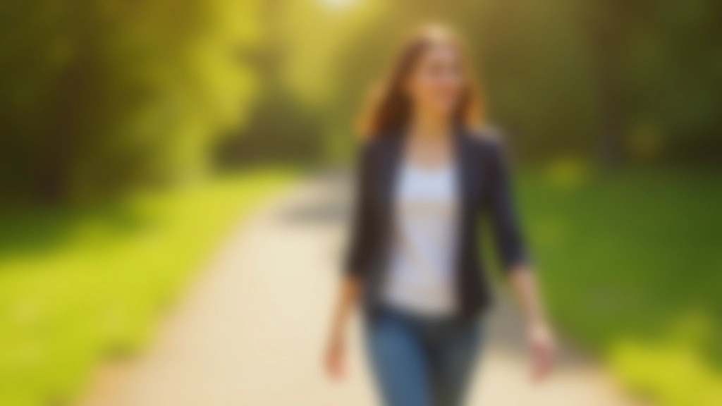 Person macht einen mutigen Schritt nach vorne auf einem Weg, Außenaufnahme